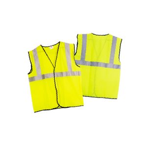 Class 2 Hi-Viz Yellow Safety Vest - Large